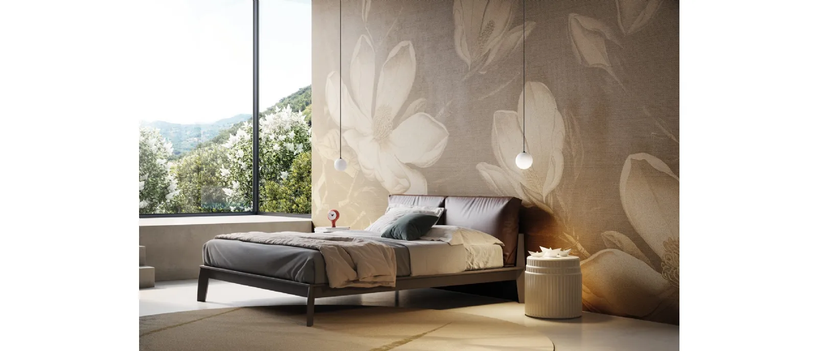 Carta da parati floreale Ashai di Instabilelab