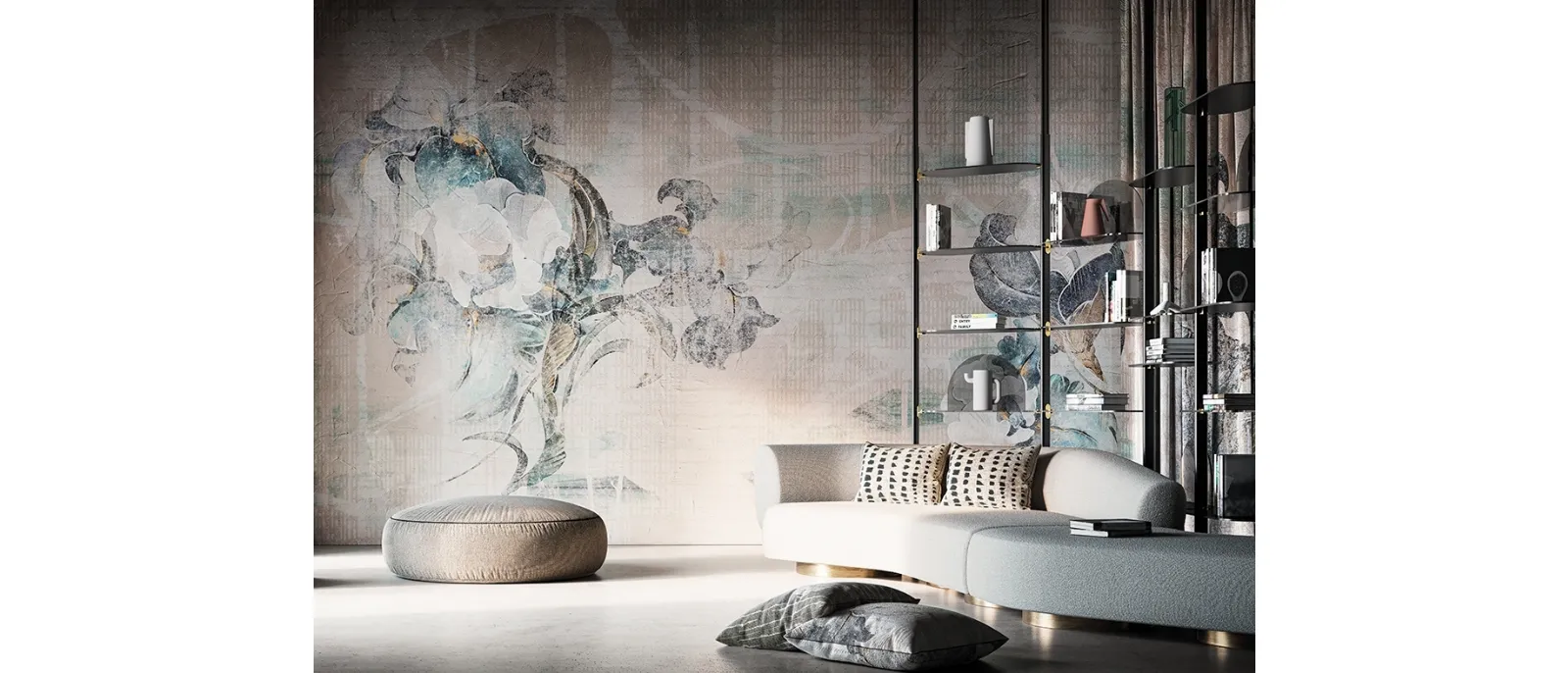 Carta da parati floreale vintage Eloise di Instabilelab