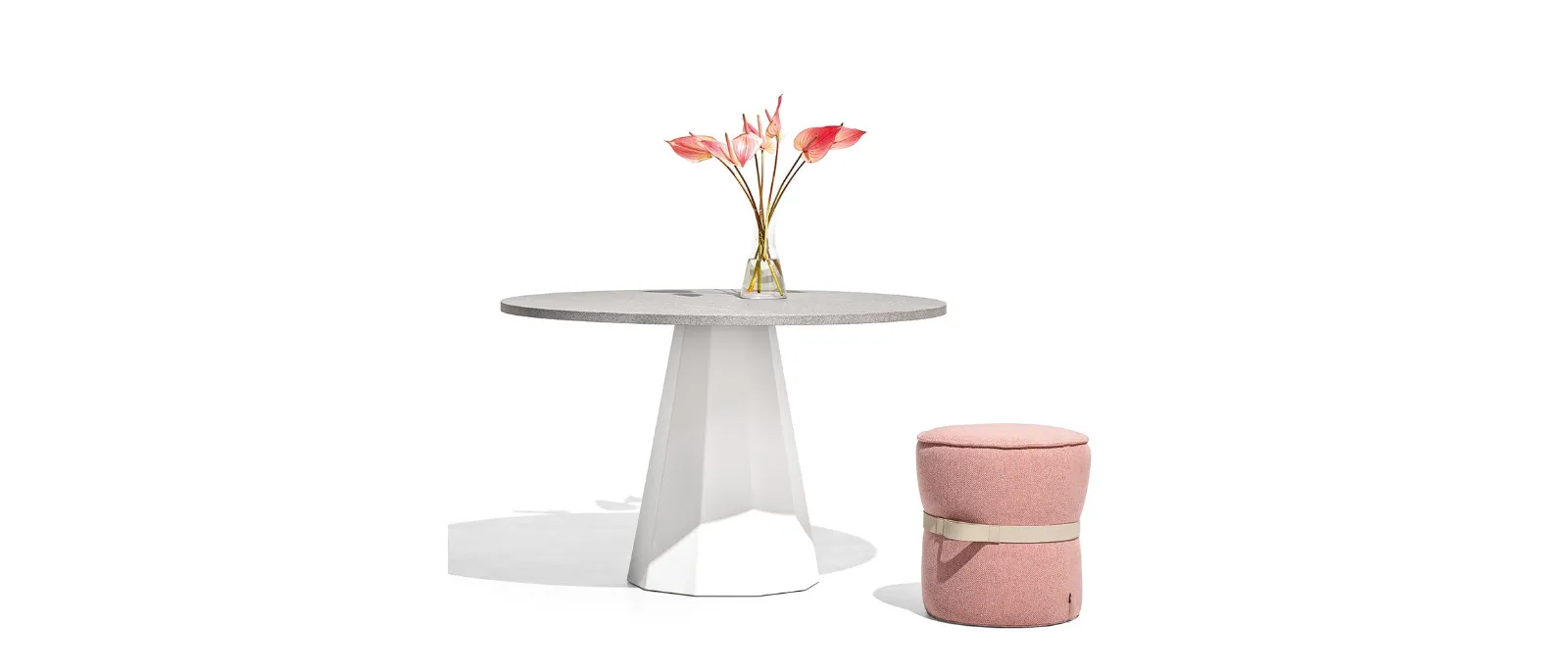 Pouf Pof in tessuto di Connubia