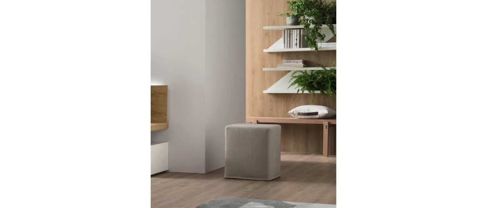 Pouf quadrato Dado di Maronese
