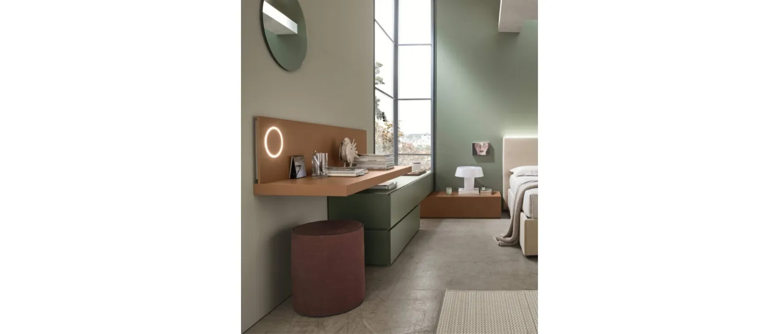 Pouf tondo Thubo di Maronese