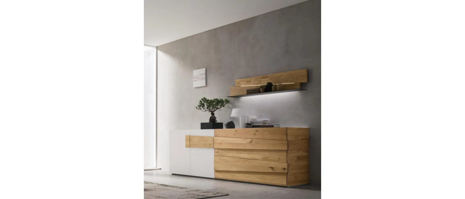 Mensola Scuderia in metallo e legno di Maronese