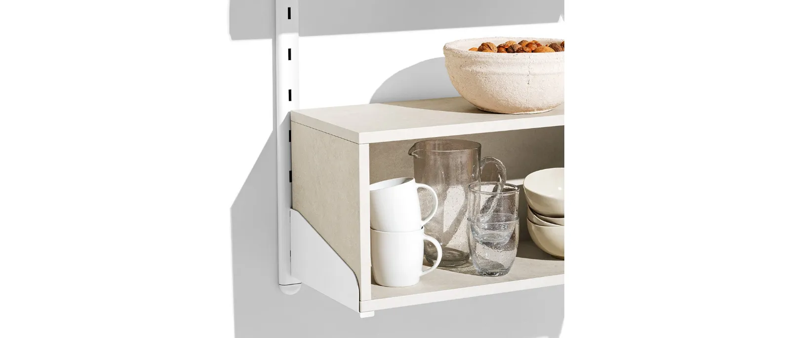 Mensole in metallo e melaminico Shelfy di Connubia