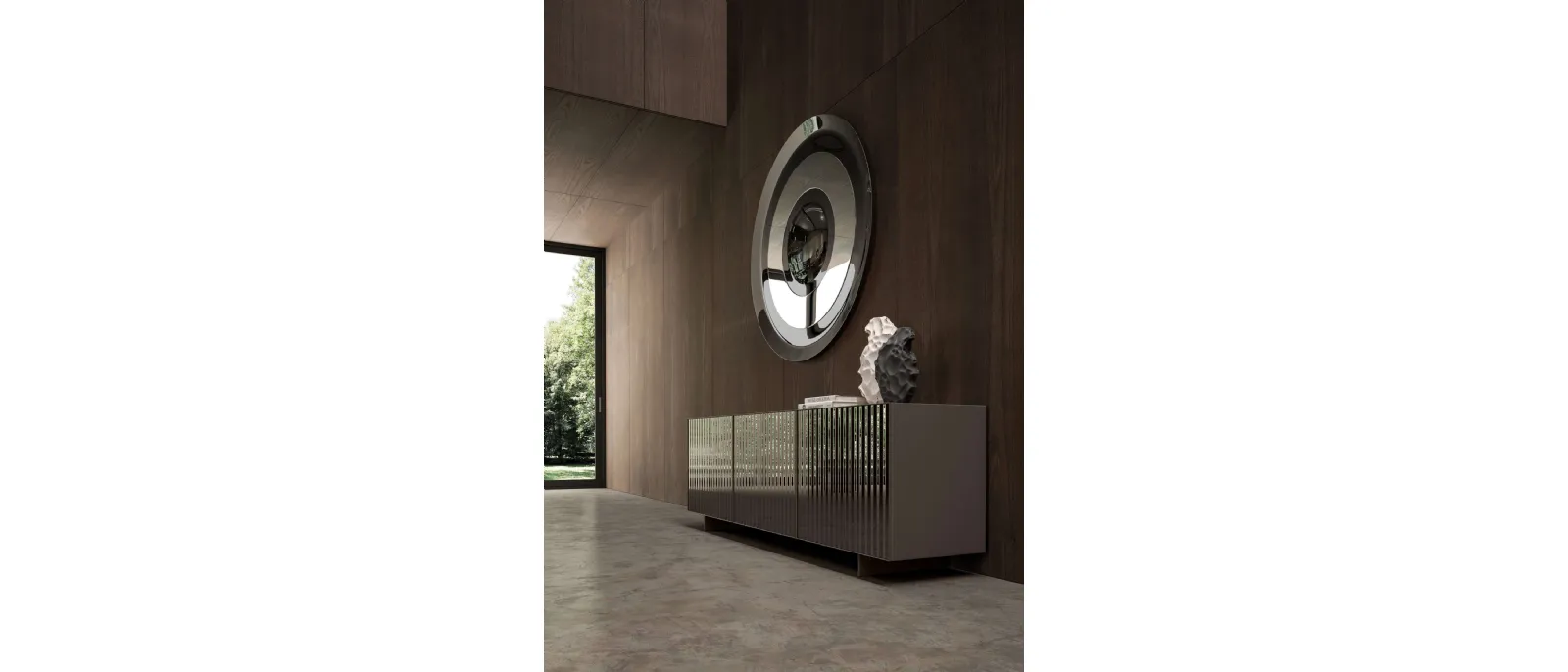 Specchio di design Dorian di Ozzio