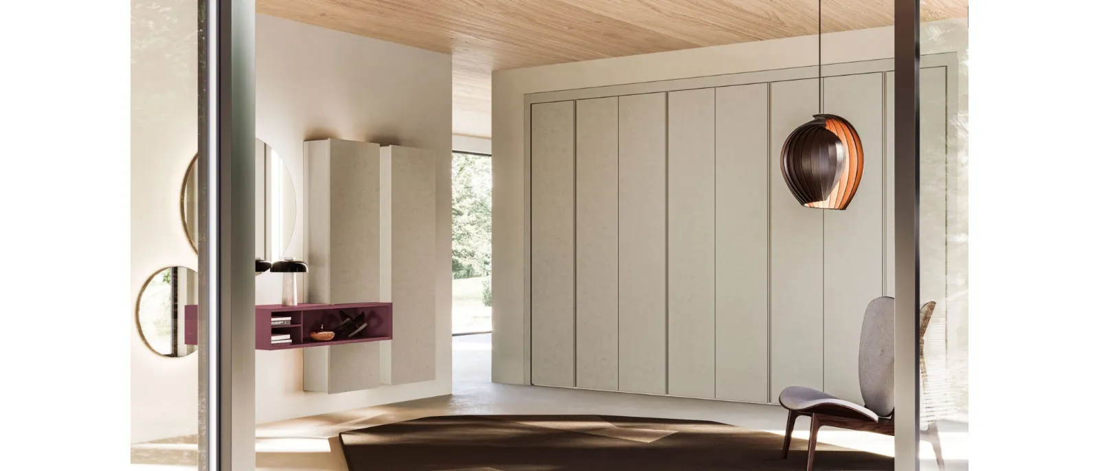 Armadio in Nicchia finitura dekor avana di Orme