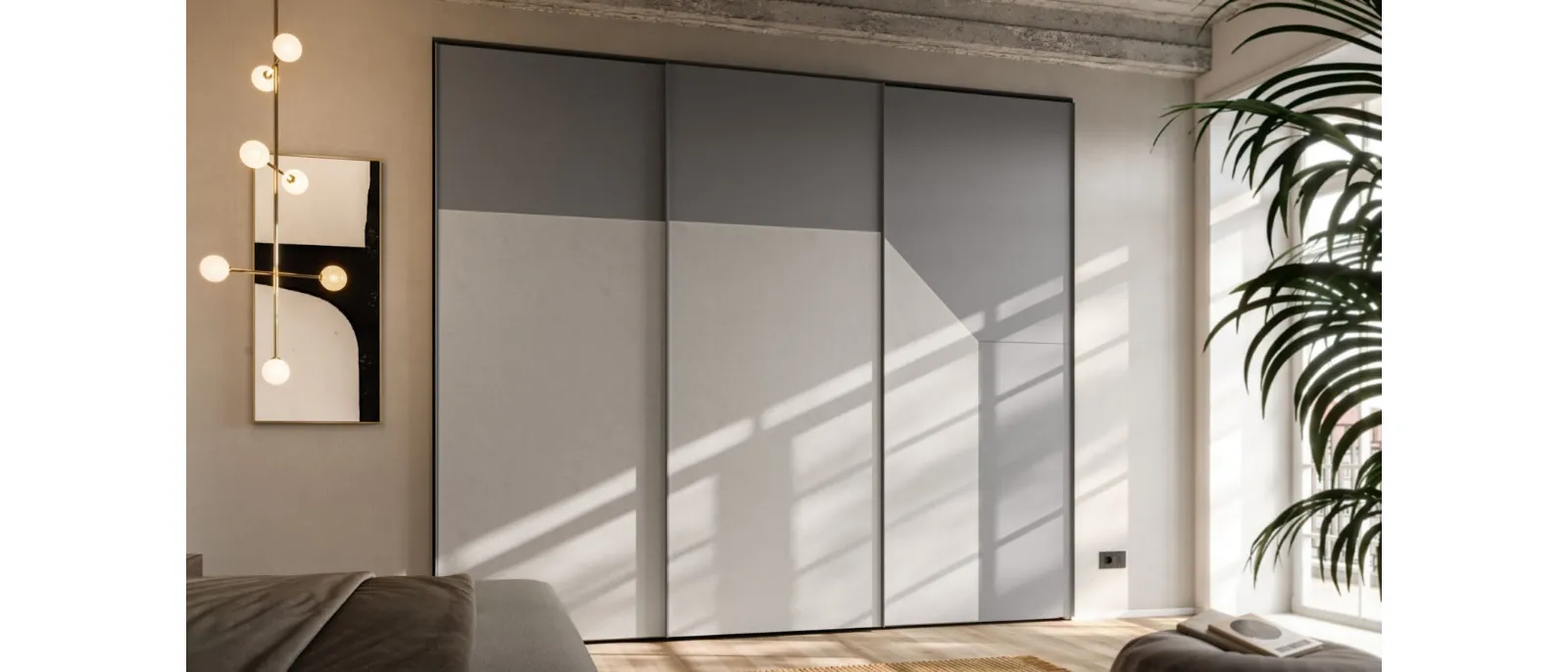 Armadio su misura con anta scorrevole Level UP + Climb UP 45 di Orme