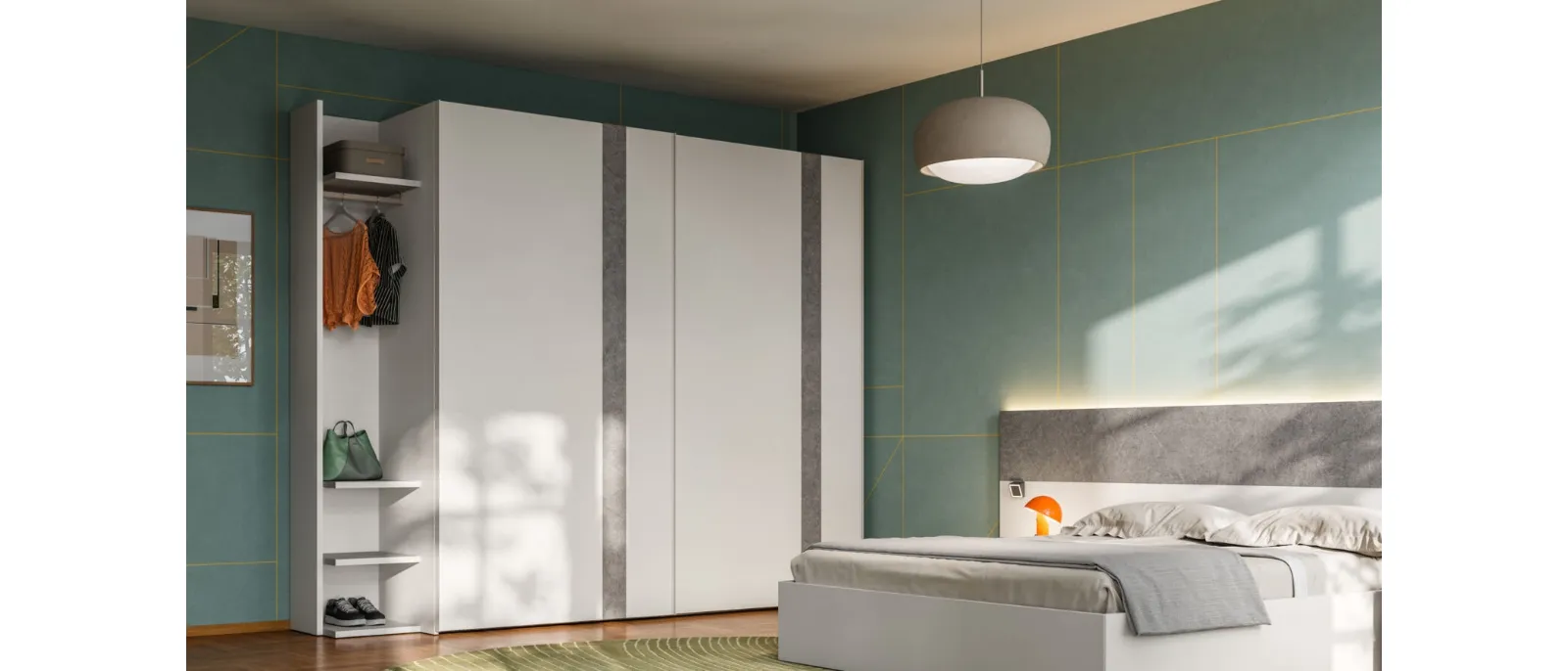 Armadio con anta scorrevole Terna 47 di Orme