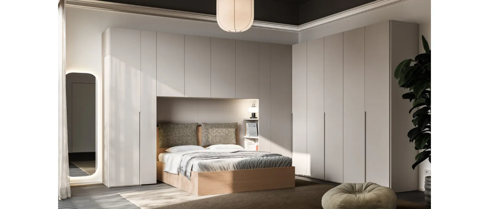 Armadio angolare a ponte Tratto 1200 31 di Orme