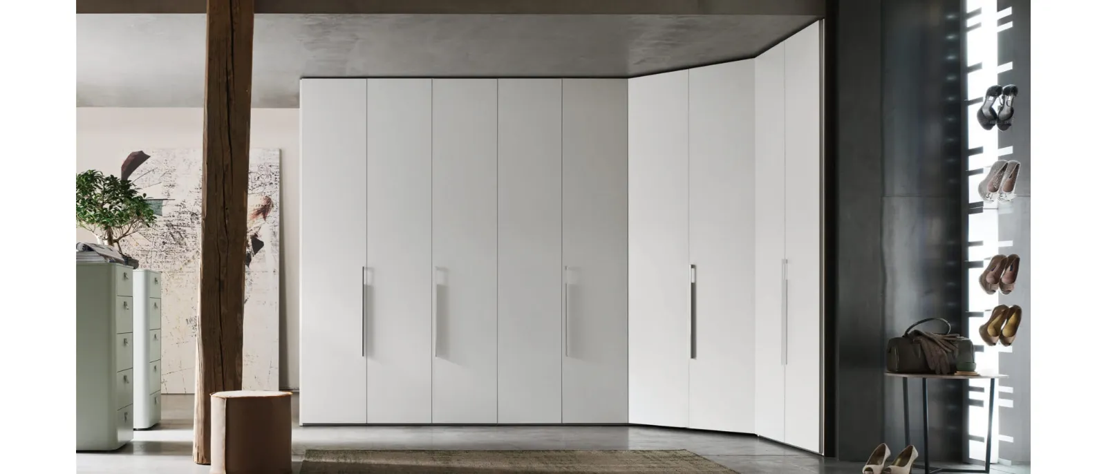 Armadio Wall Battente angolare di Maronese
