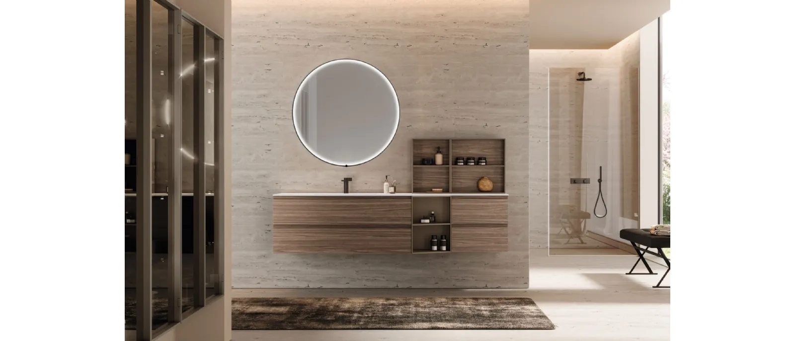 Mobile da Bagno sospeso M1 System 141 di Baxar
