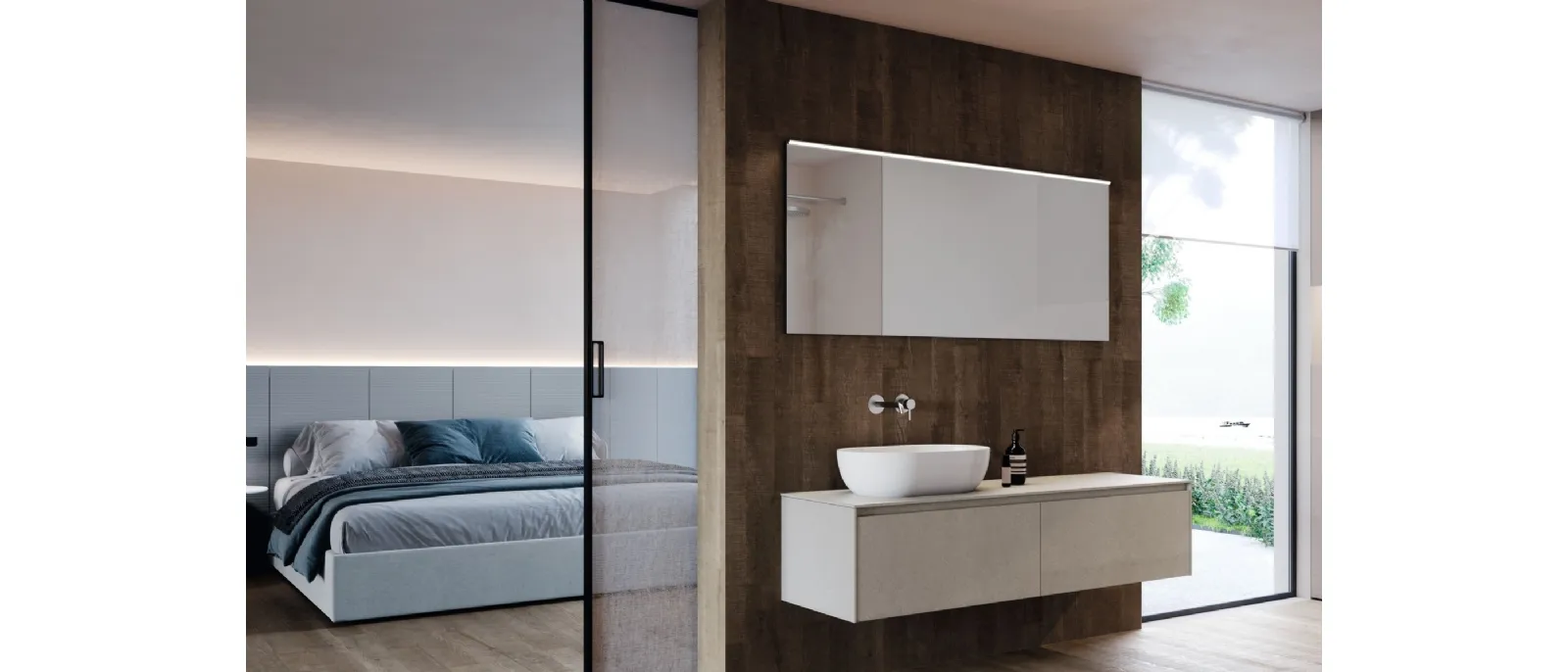 Mobile da Bagno sospeso M2 System 244 di Baxar