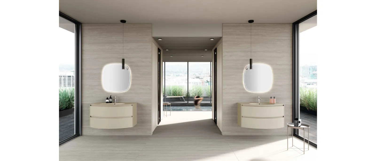 Mobile da Bagno sospeso M2 System 249 di Baxar