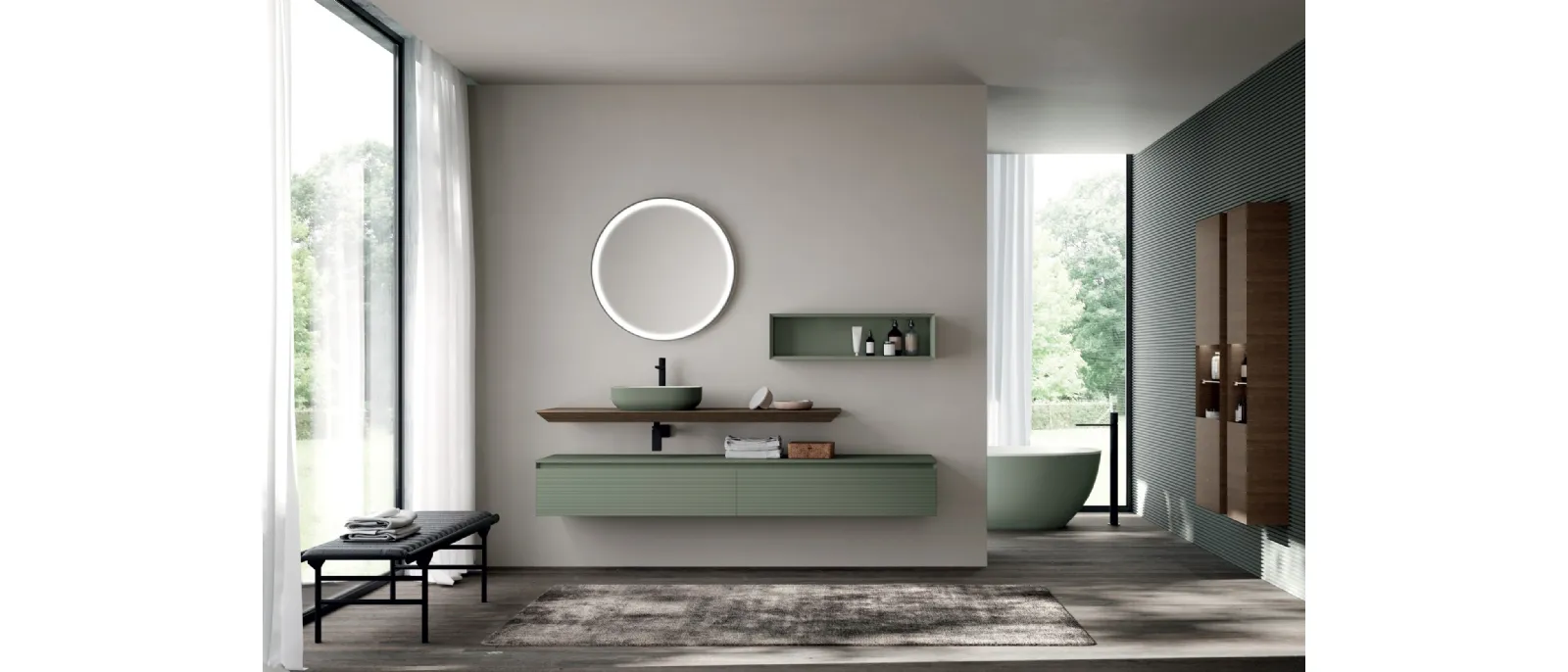 Mobile da Bagno M3 System 304 di Baxar