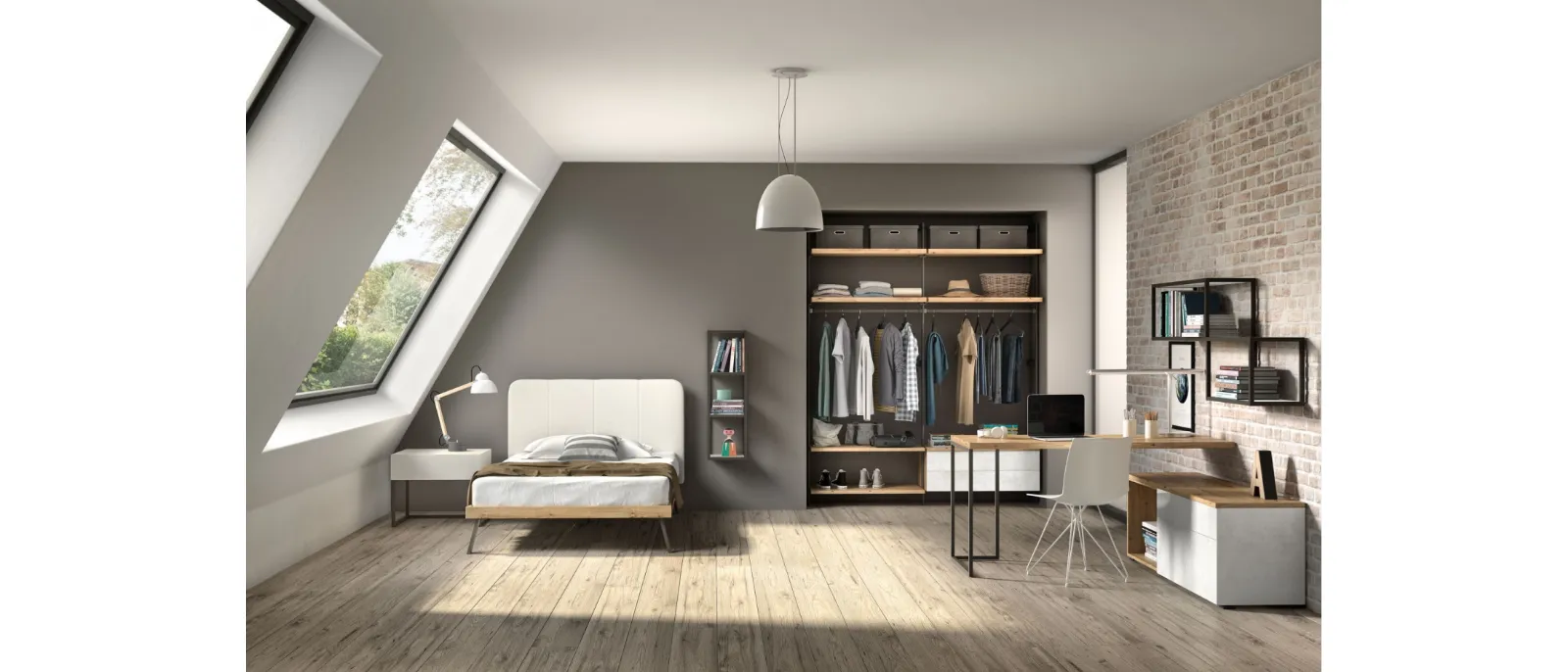 Cameretta per ragazzi Room 104 di Zg Mobili