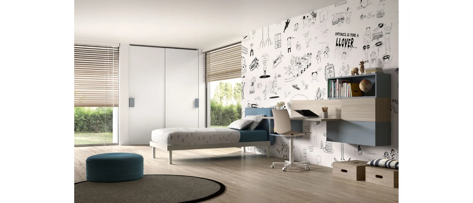 Cameretta Room 118 di Zg Mobili