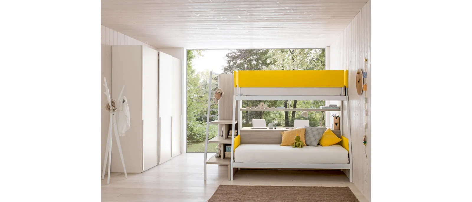 Camera per bambini con letto a castello Room 155 di Zg Mobili