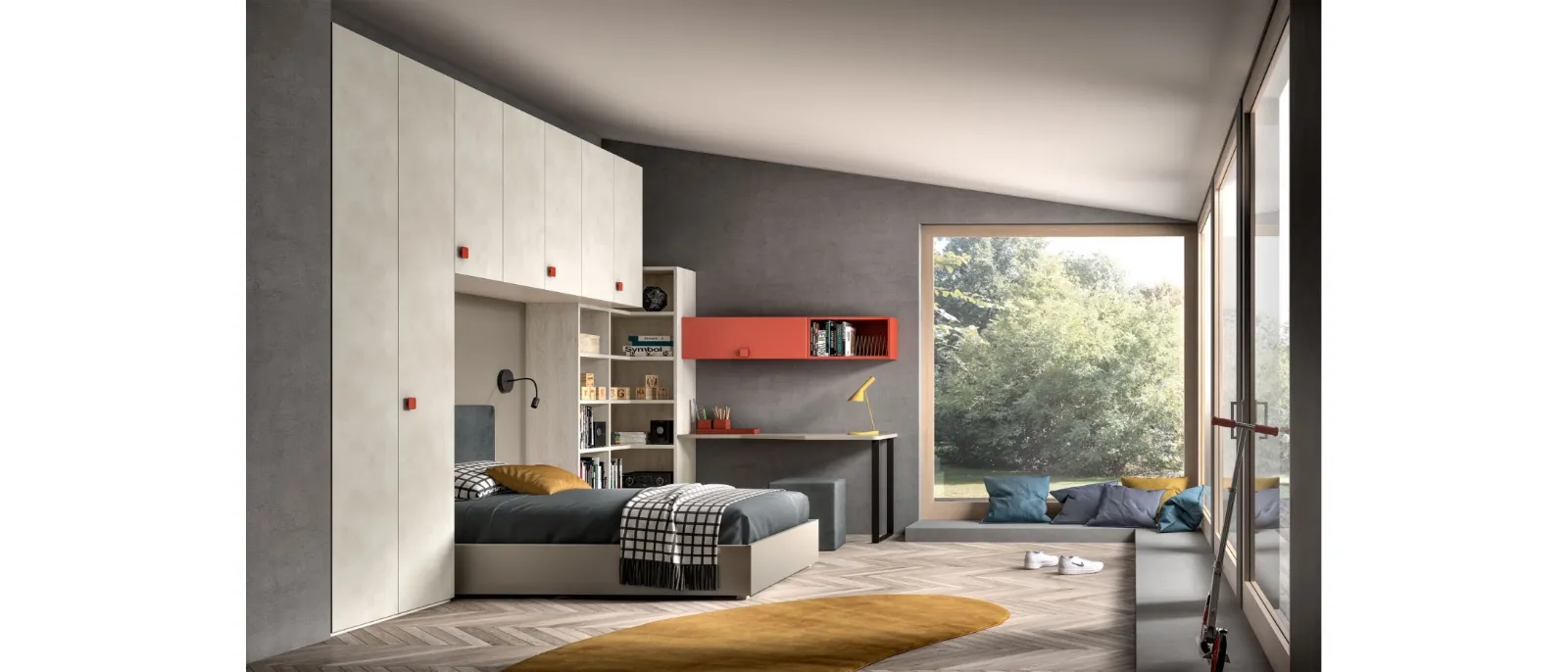 Cameretta a ponte per ragazzi Room 109 di Zg Mobili