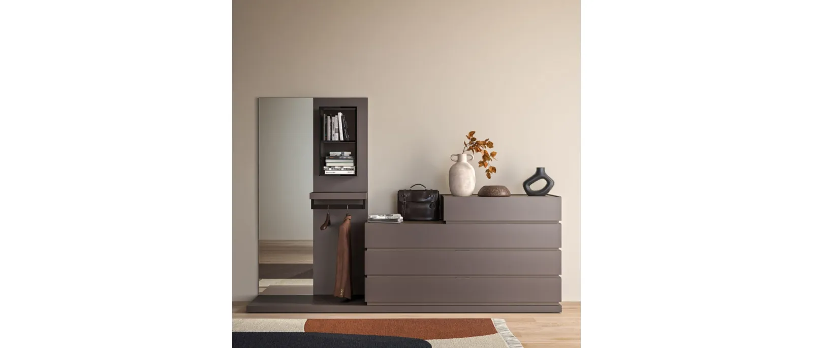 Comò Arturo con appendiabiti di Orme