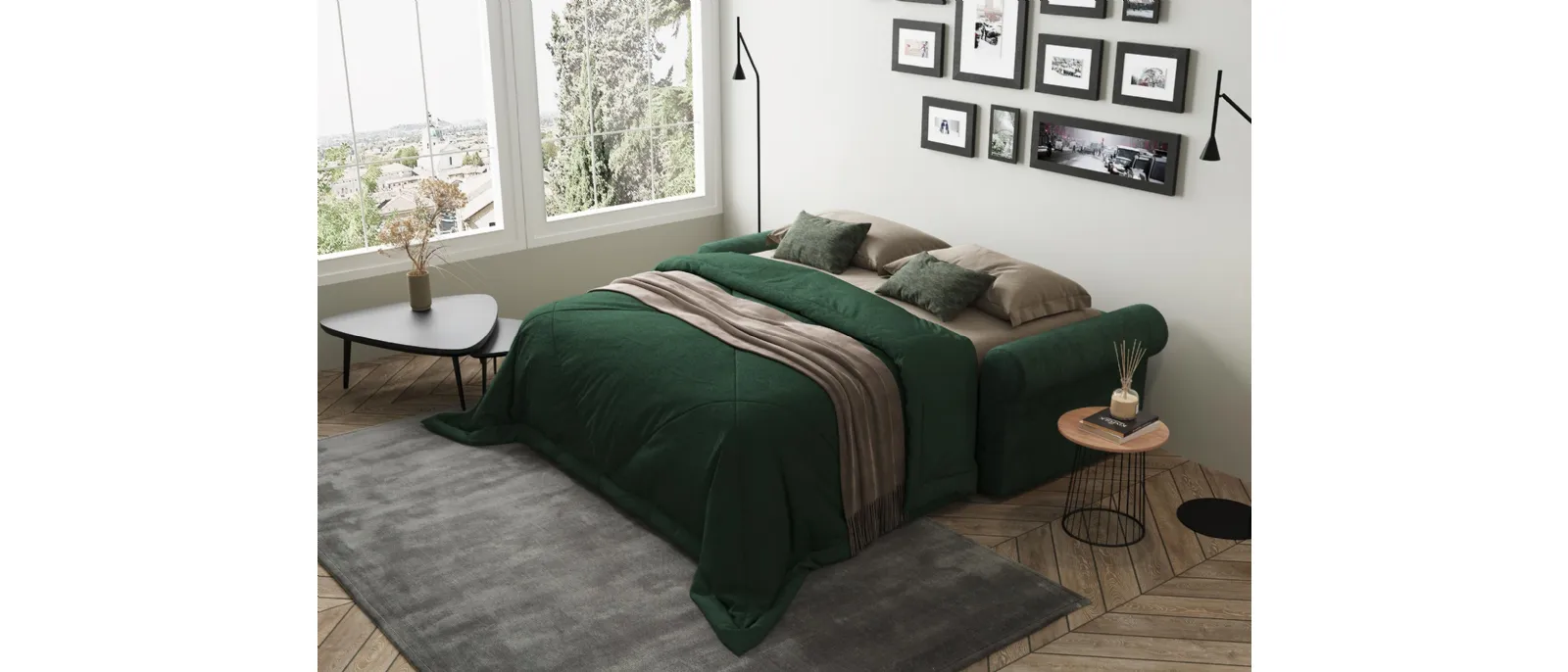 Divano letto Coroglio di Divaletti Home