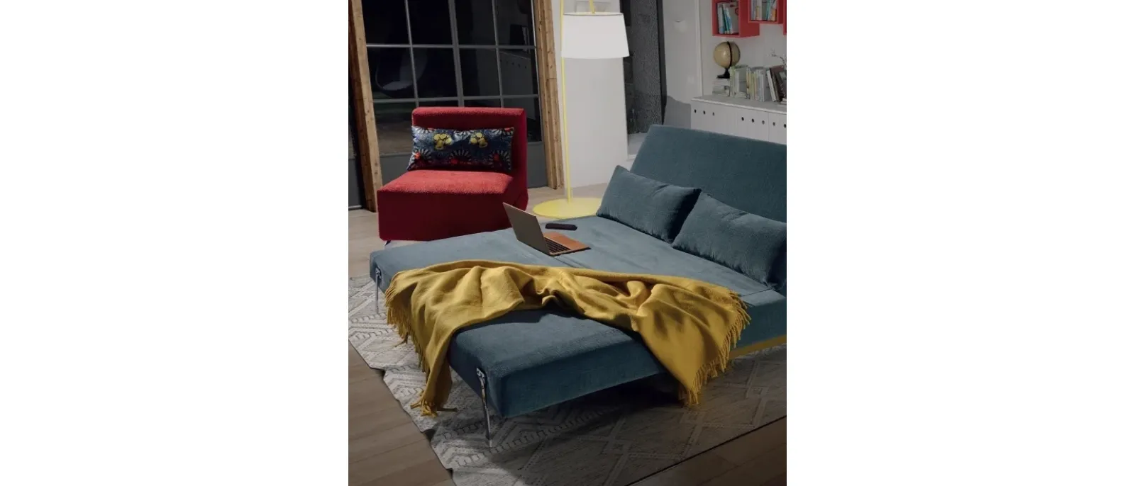 Divano Letto lineare Voilà Sofa di Family Bedding