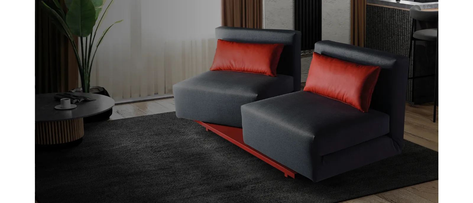 Divano trasformabile Voilà Opla di Family Bedding