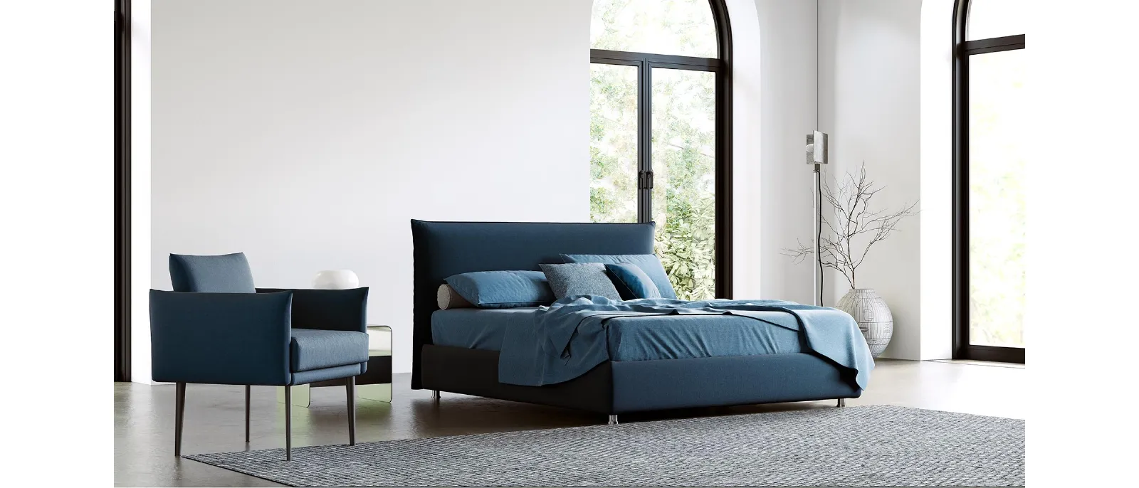 Letto con contenitore Alex di Divaletti Home