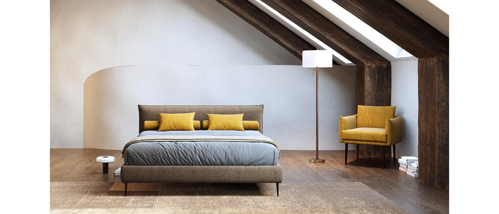 Letto con contenitore Alex di Divaletti Home
