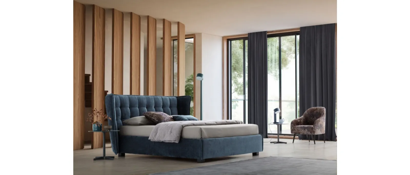 Letto con box contenitore Aspen di Le Comfort