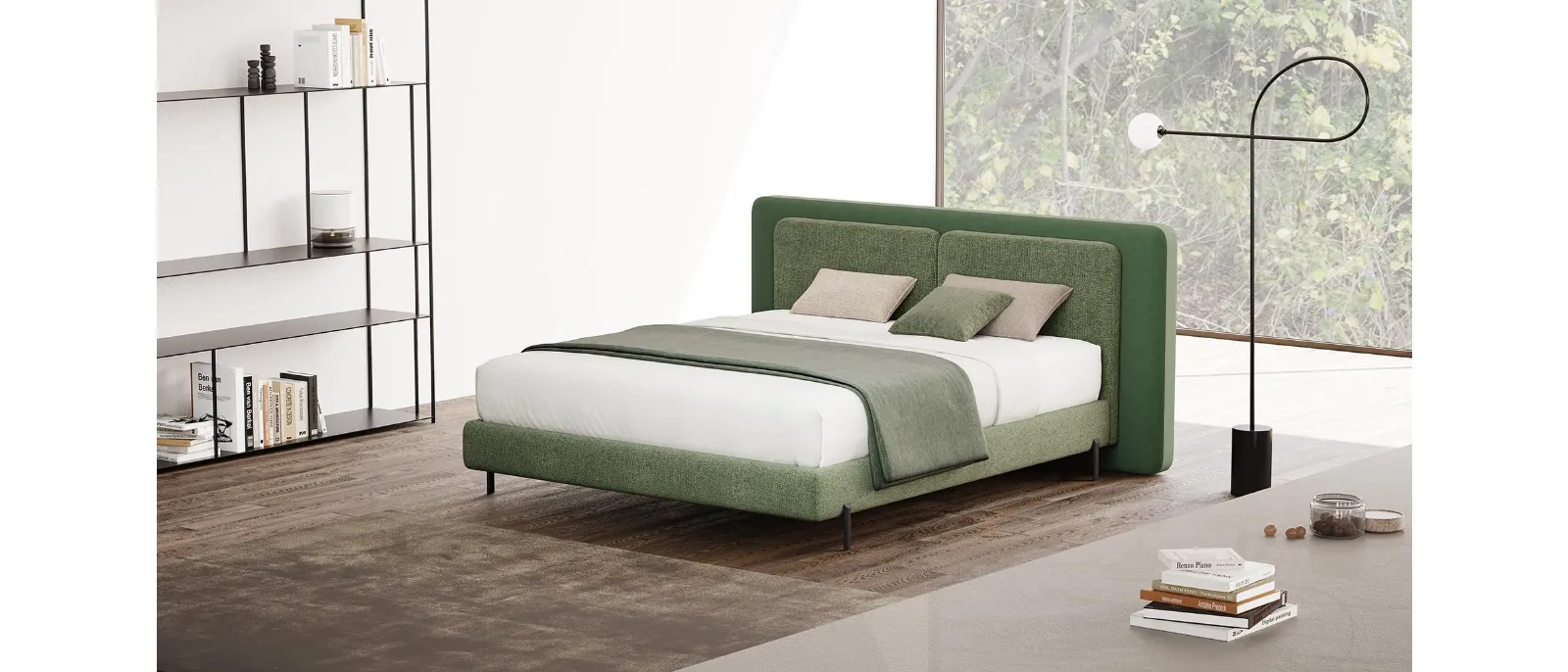 Letto con contenitore Bob di Divaletti Home