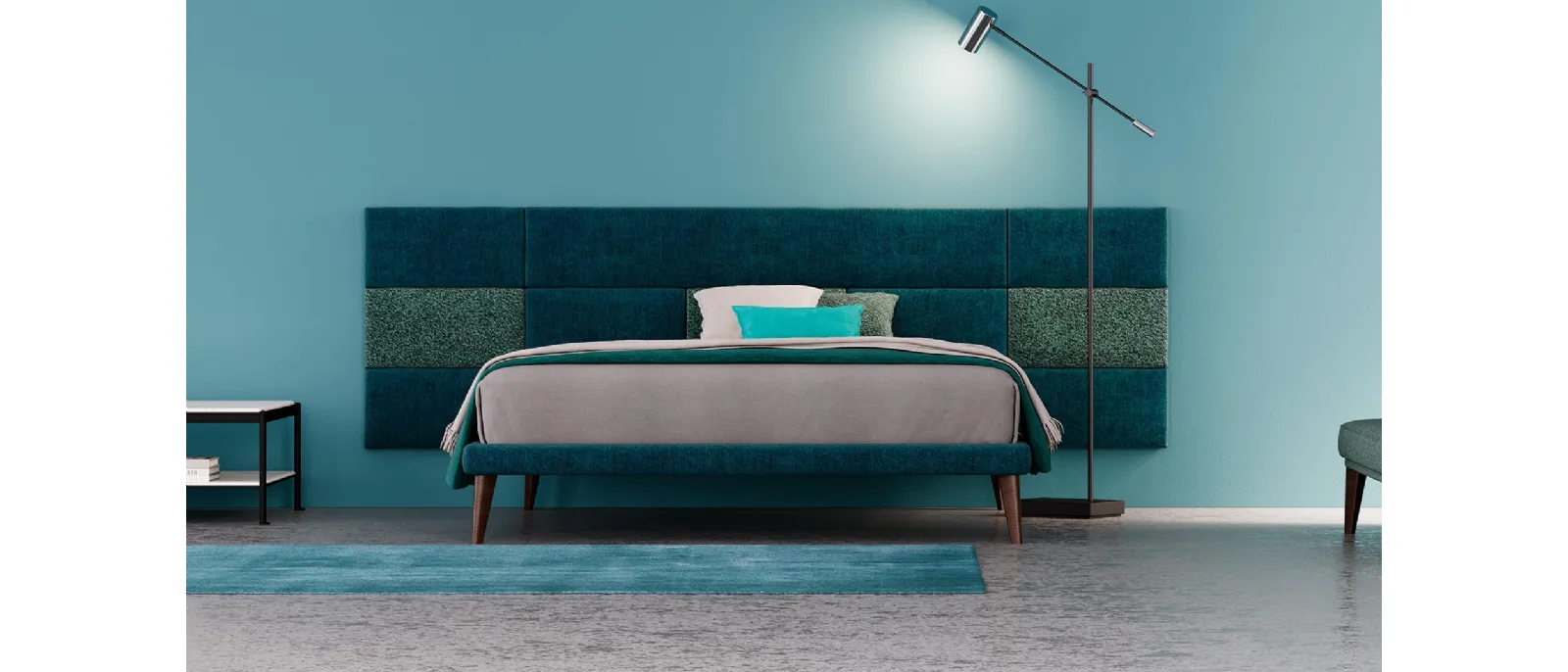 Letto Boiserie Brick + Sommier di Divaletti Home