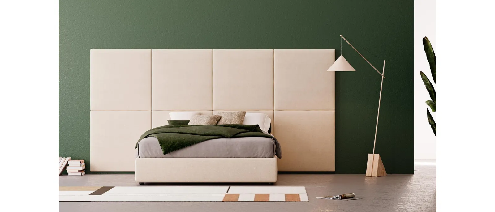 Letto Boiserie Brick + Sommier di Divaletti Home