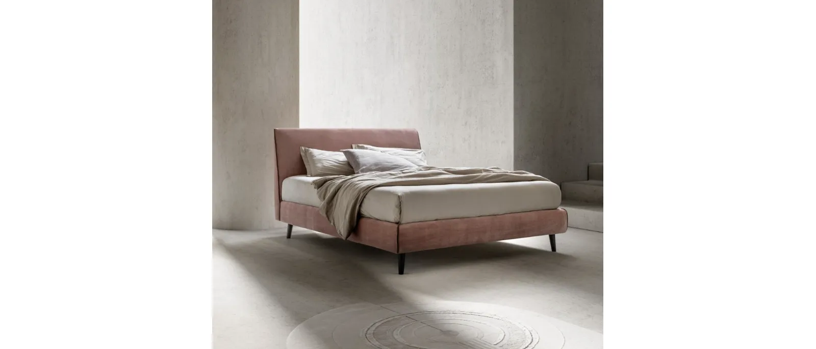 Letto con struttura in legno Time di Bside