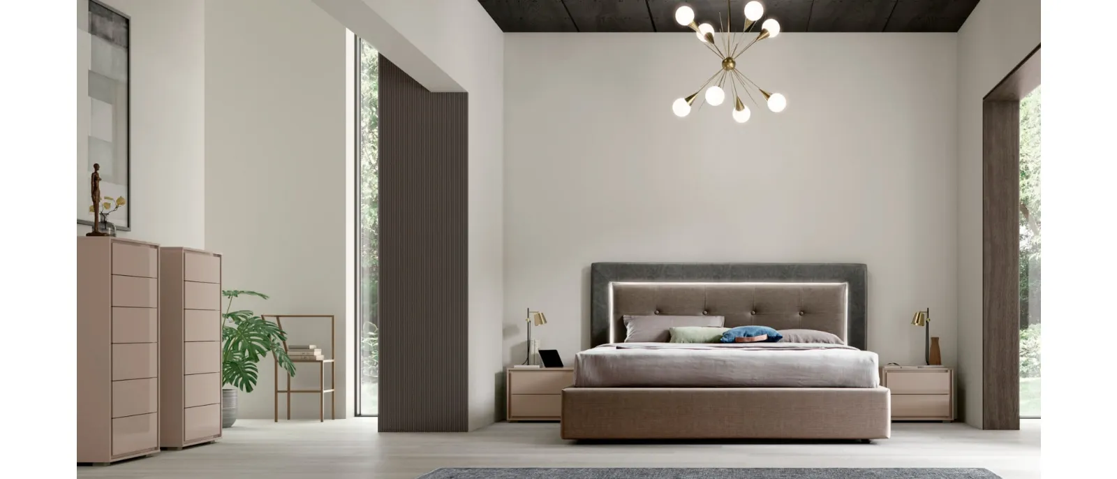 Letto con contenitore Deo di Maronese