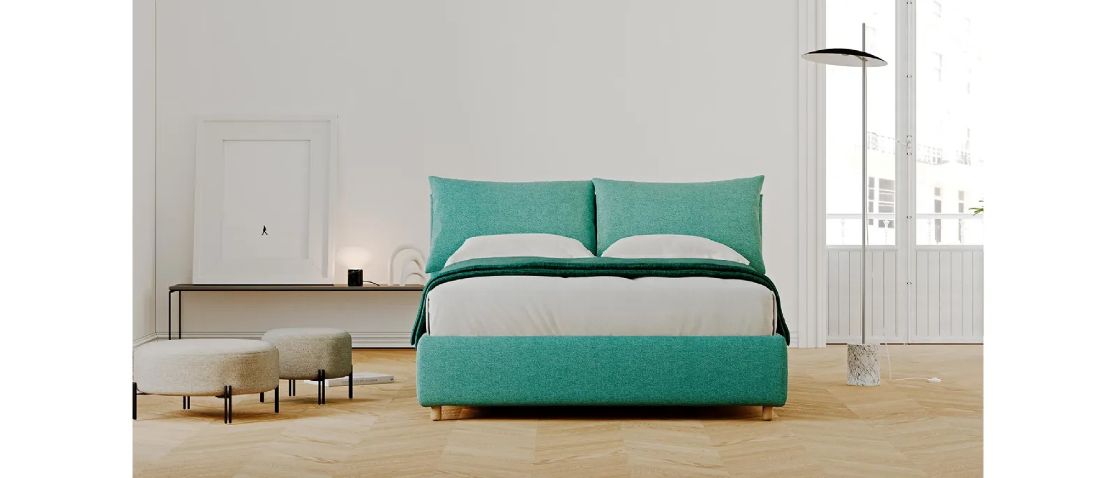 Letto Edgar con contenitore di Divaletti Home