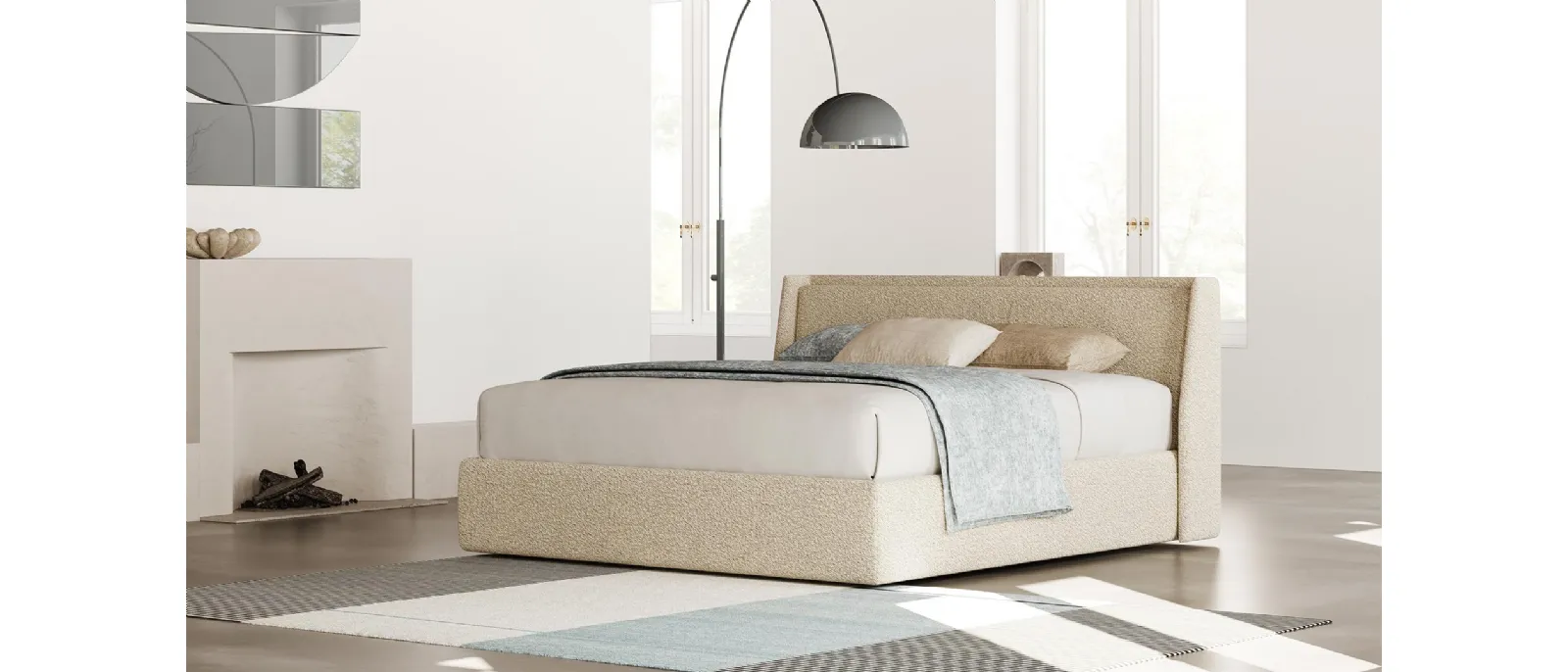 Letto matrimoniale Flag di Divaletti Home