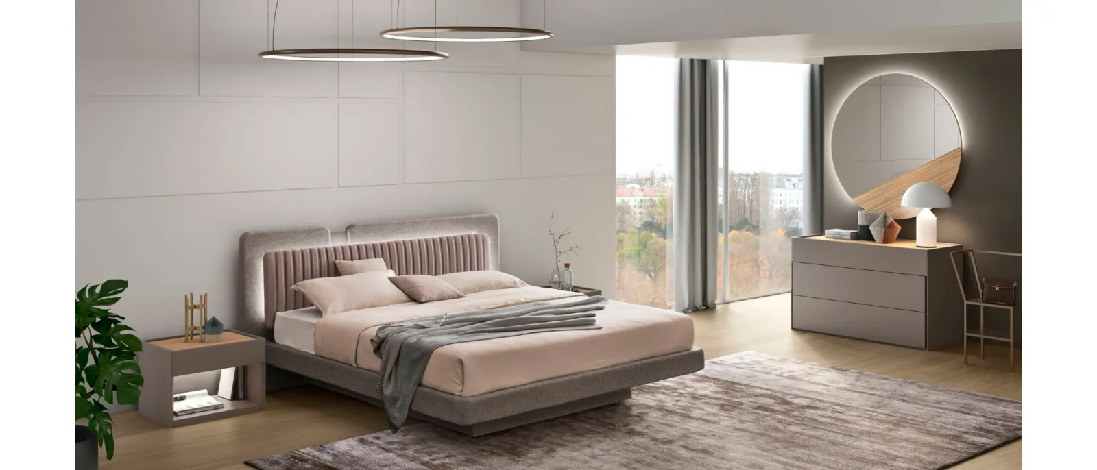 Letto imbottito Ginger di Maronese