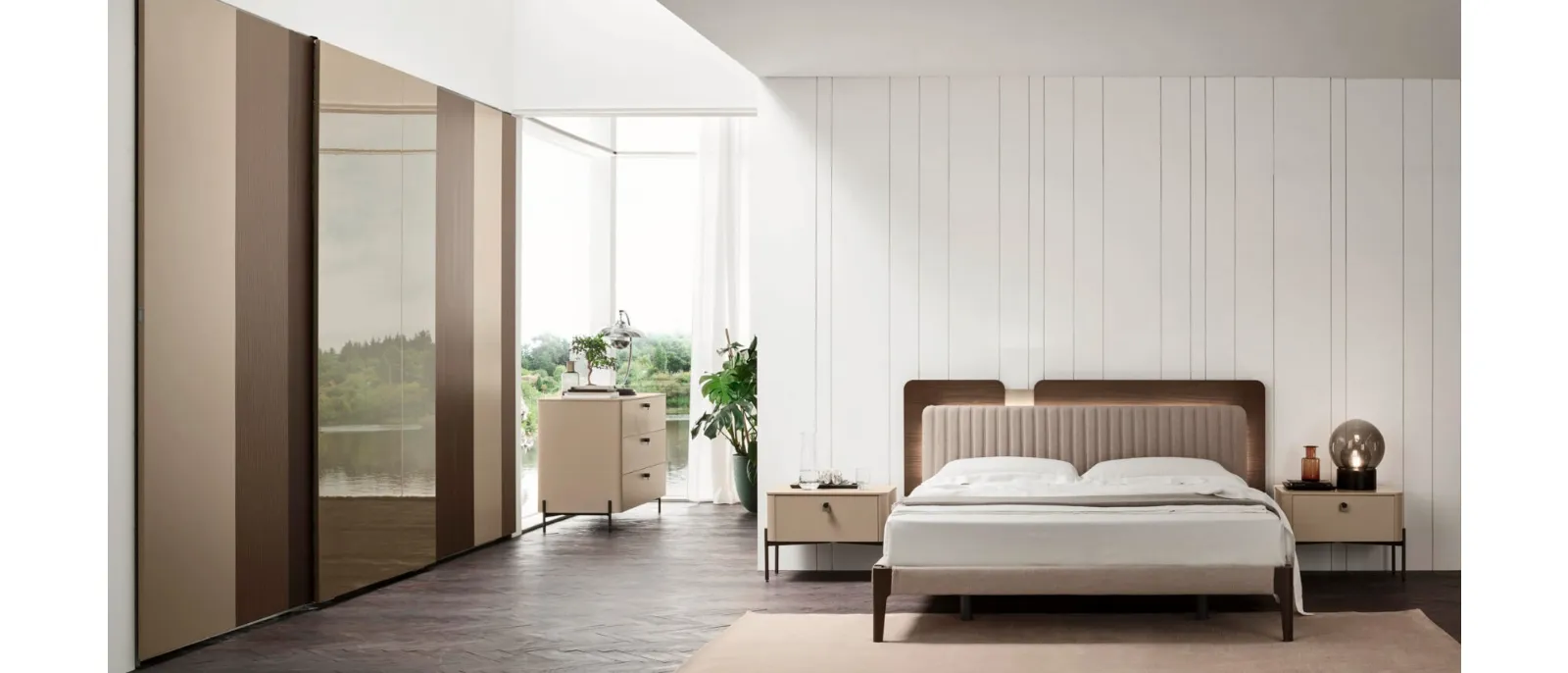 Letto imbottito Ginger di Maronese