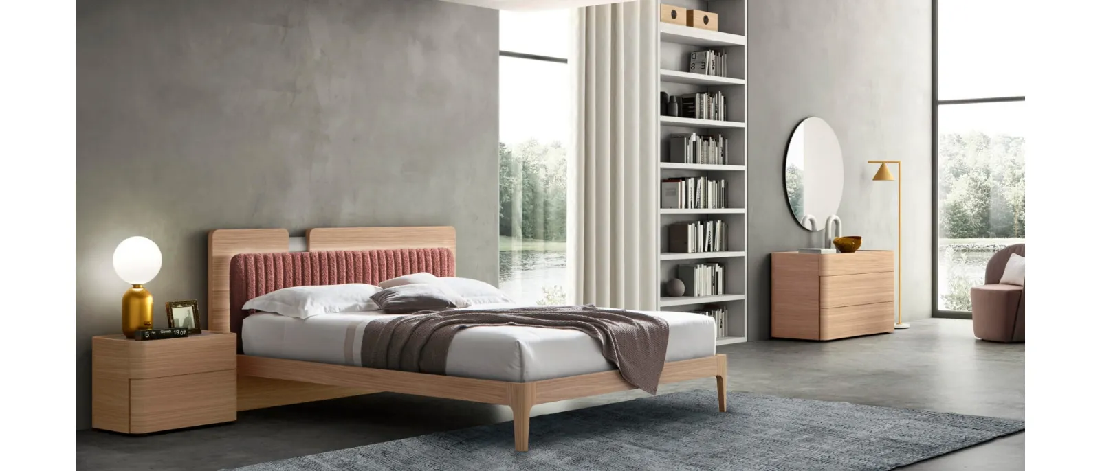 Letto imbottito Ginger di Maronese