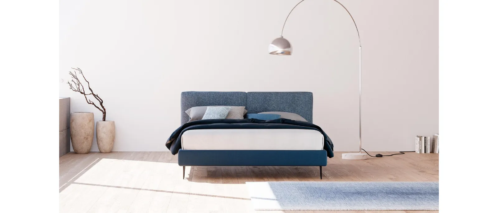 Letto moderno e minimalista Julian di Divaletti Home