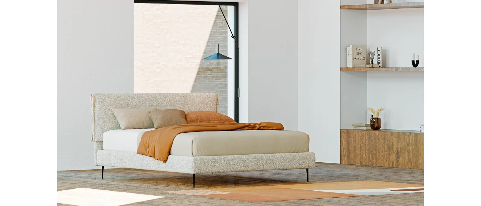 Letto con contenitore Kevin di Divaletti Home