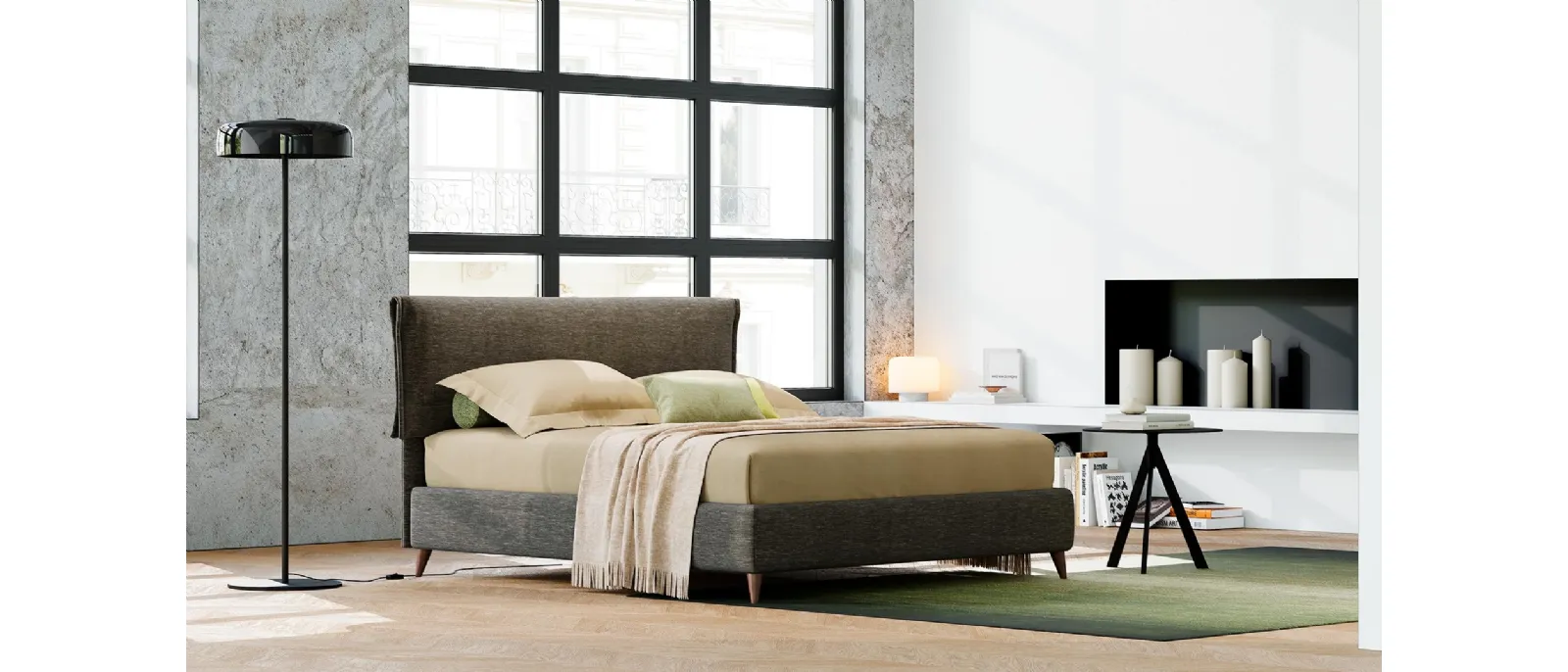 Letto con contenitore Kevin di Divaletti Home