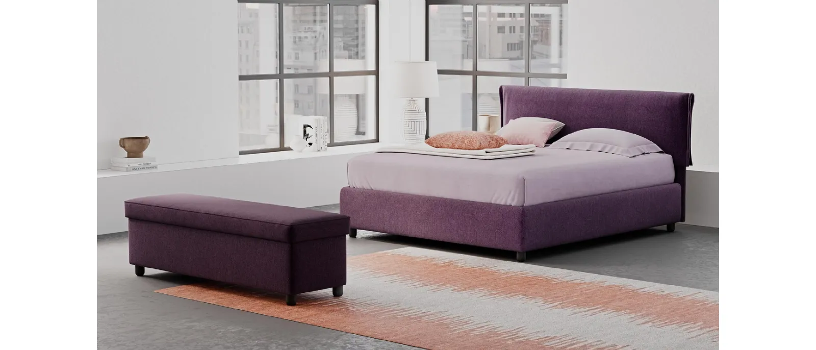 Letto con contenitore Kevin di Divaletti Home