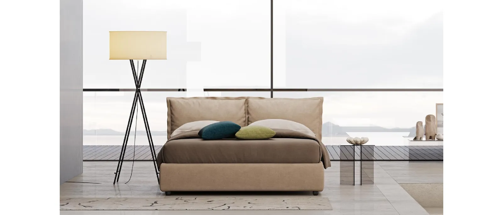 Letto con contenitore Pop di Divaletti Home