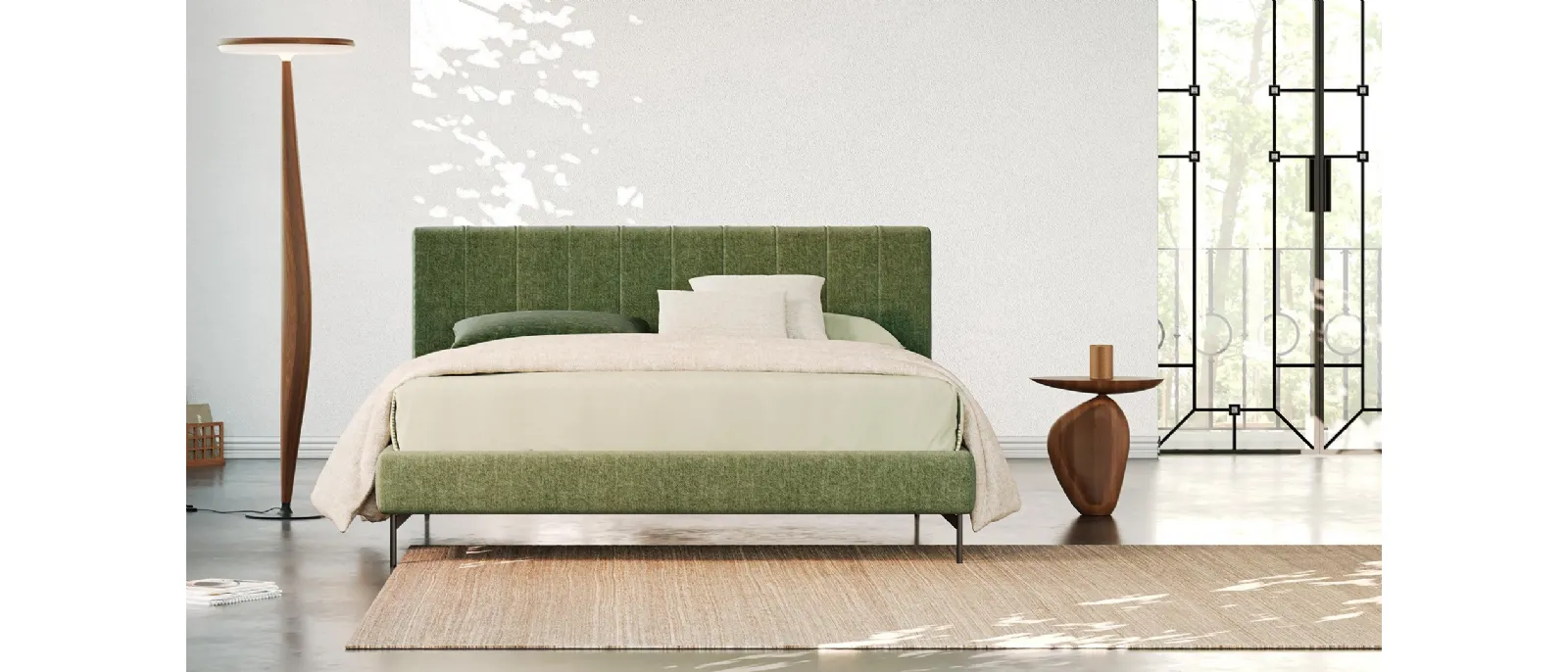 Letto Regis con contenitore di Divaletti Home