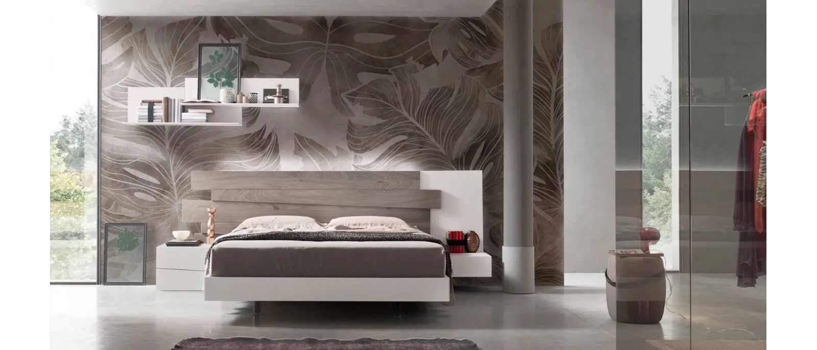 Letto in legno Scudo di Maronese