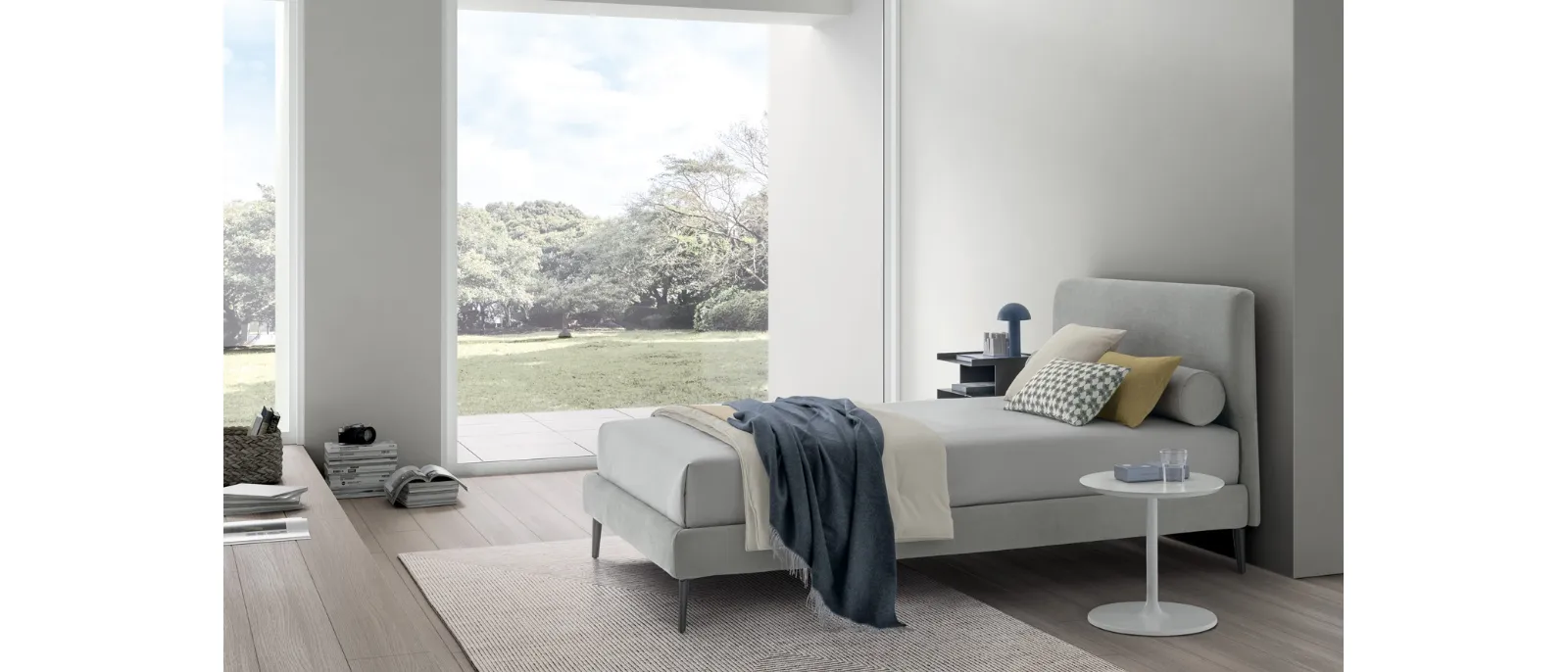 Letto in tessuto Benny di V&Nice