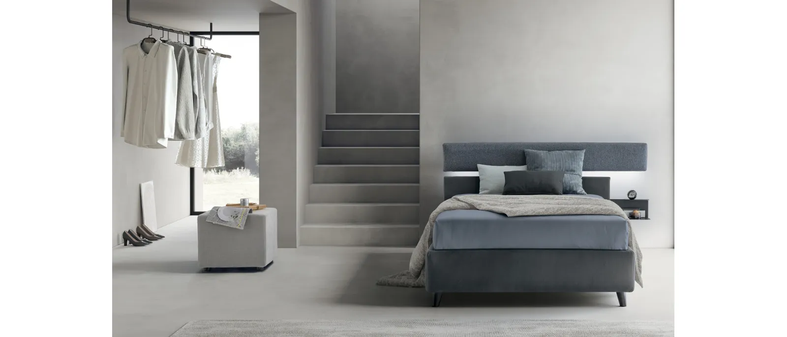 Letto con box contenitore Denver di V&Nice