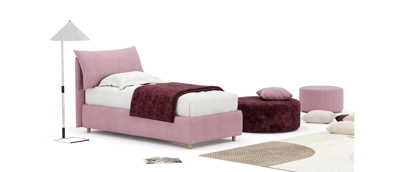 Letto singolo Edgar di Divaletti Home