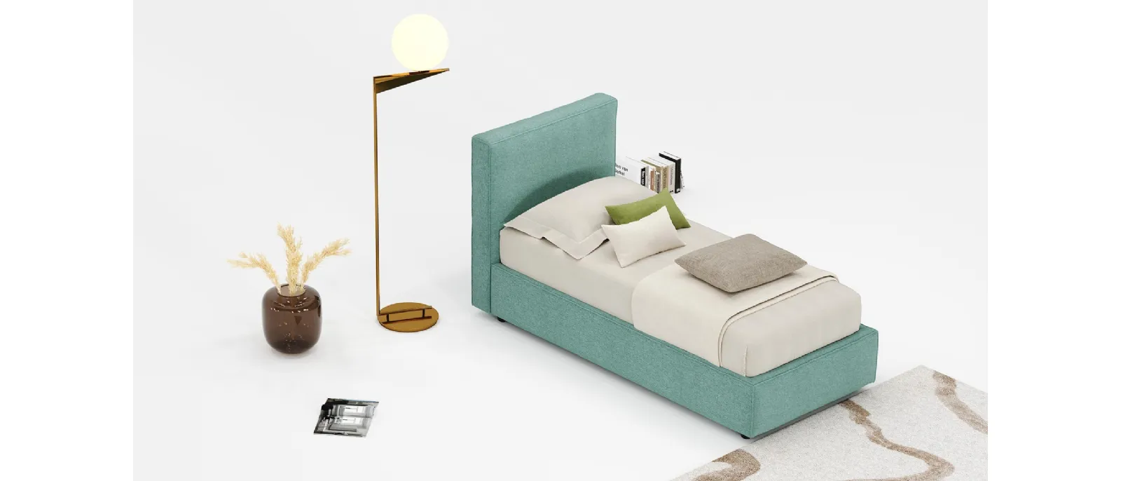 Letto singolo Loop di Divaletti Home
