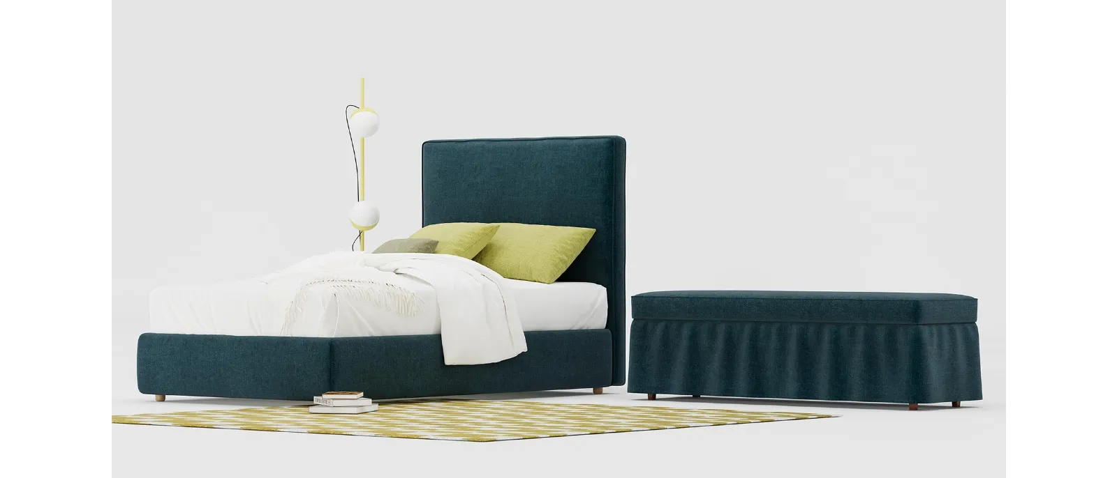 Letto singolo Ted di Divaletti Home